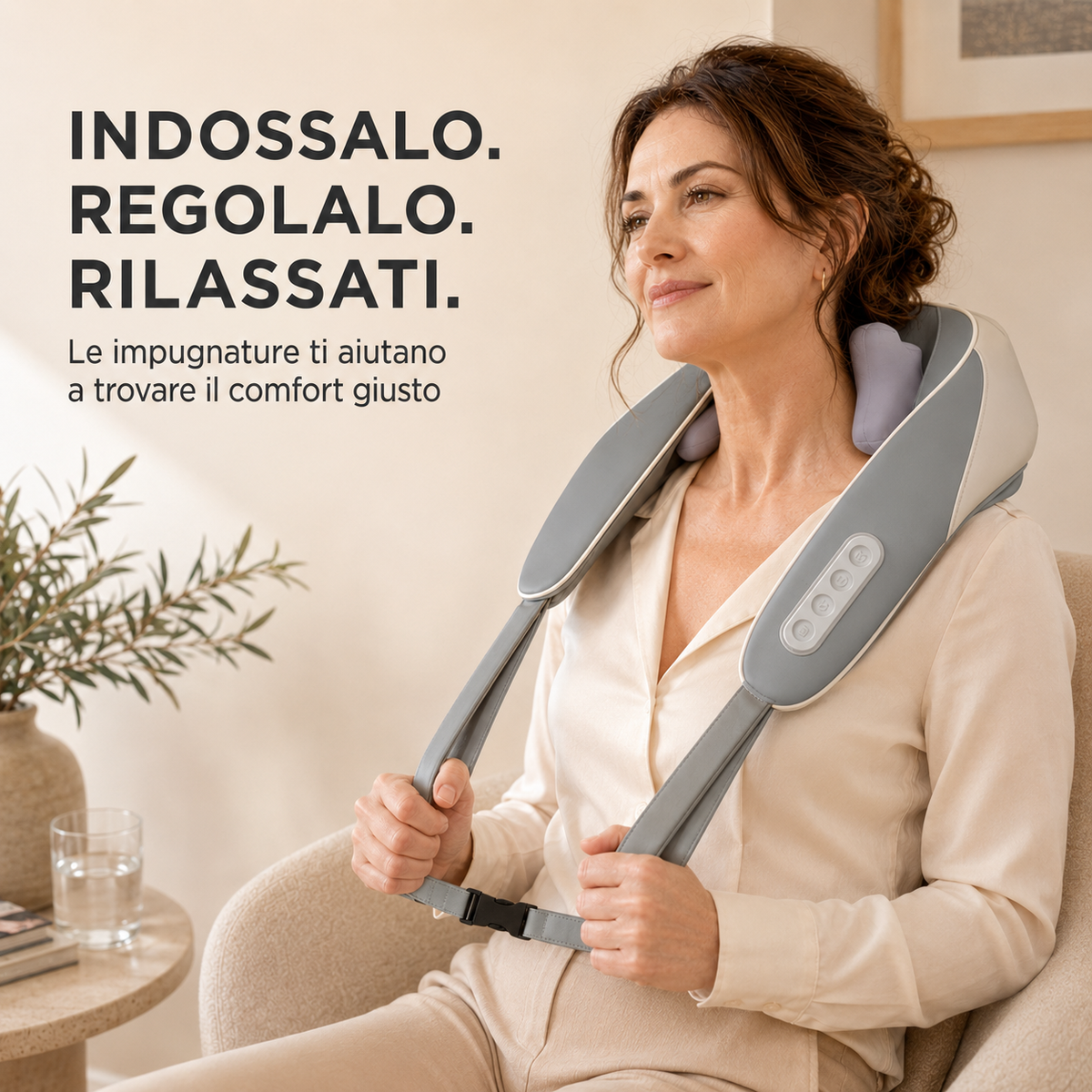 CerviZen™ 4D – Massaggiatore per Collo, Spalle e Zona Lombare