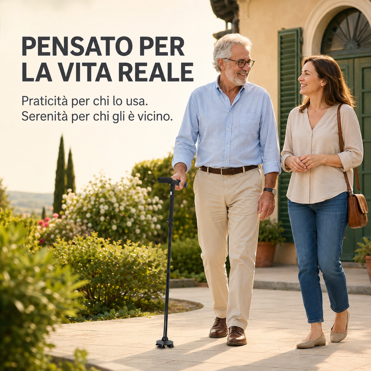 PassoLibero™ – Bastone Pieghevole Autoportante