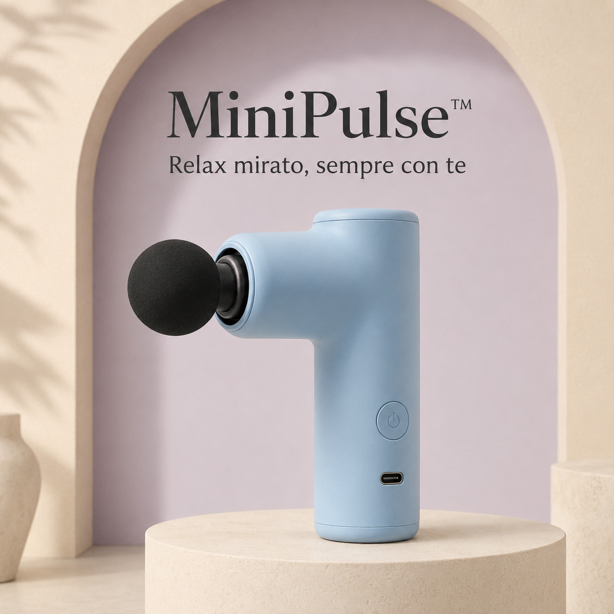 MiniPulse™ – Mini pistola massaggiante ricaricabile
