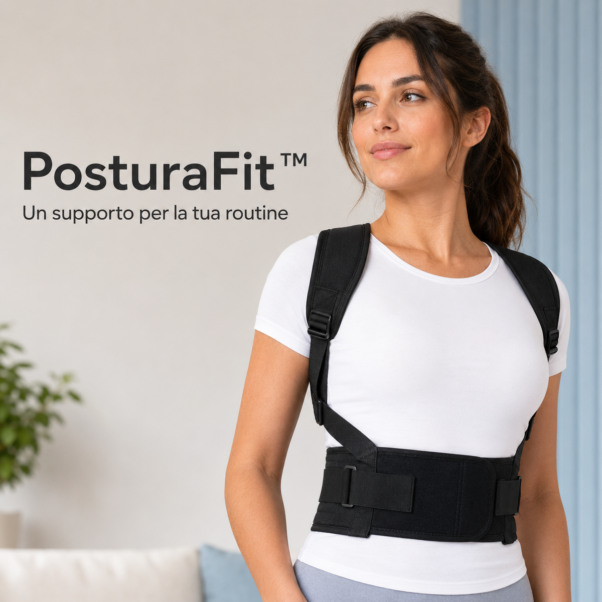PosturaFit™ – Correttore posturale regolabile